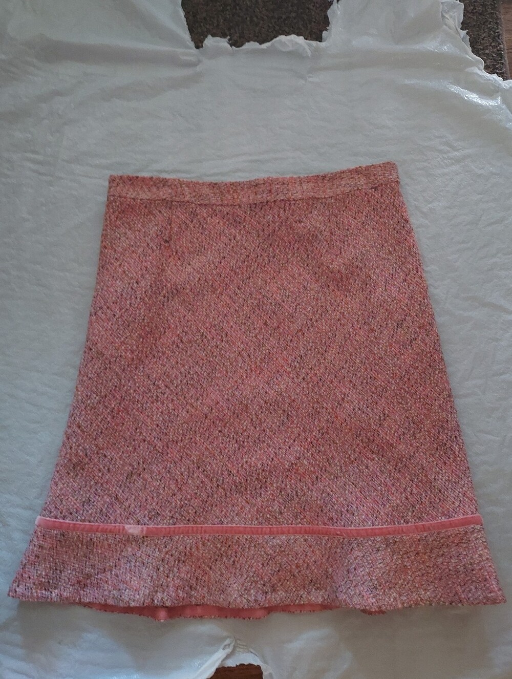 GAP Pink Tweed A-Line Skirt - Picture 2 of 3
